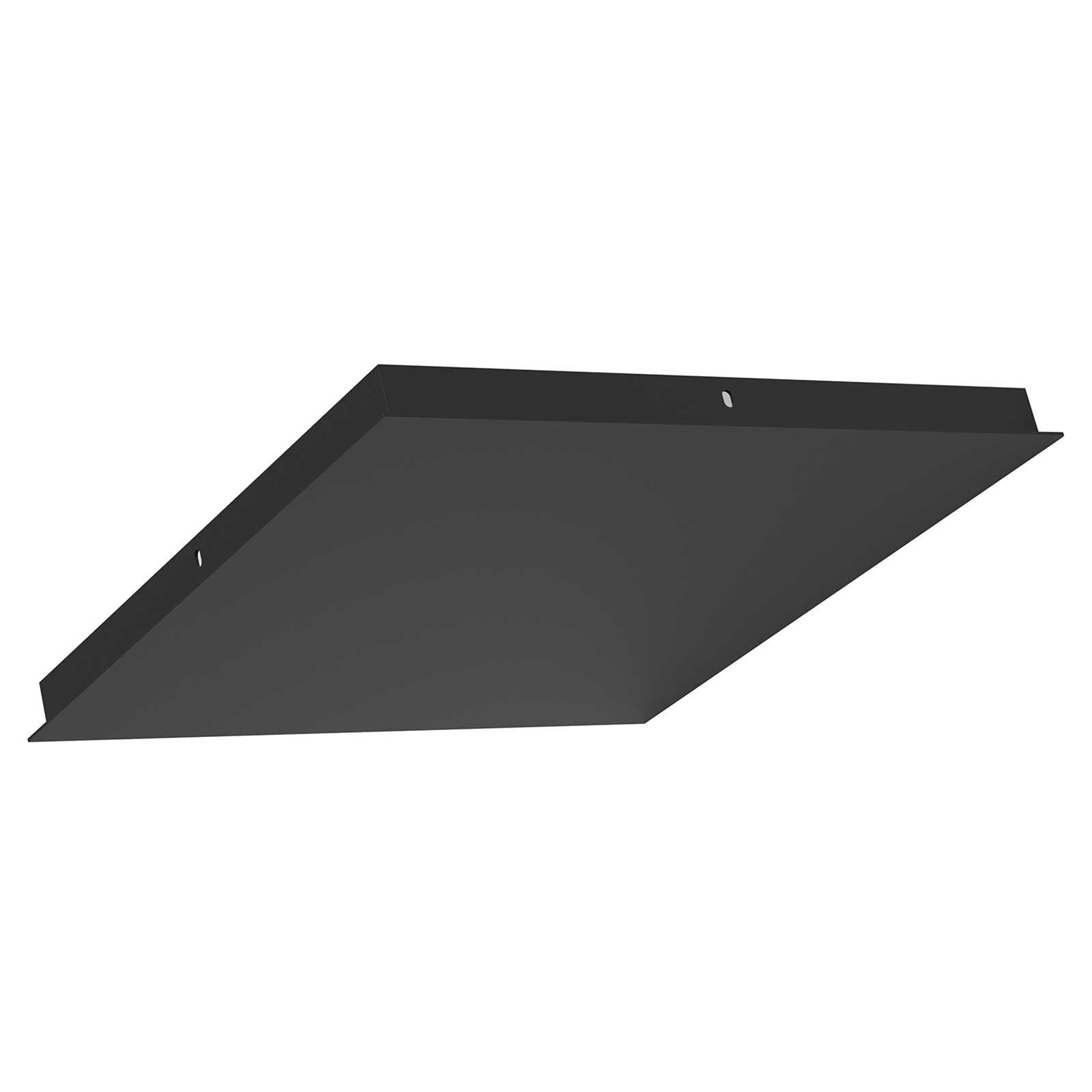 Ylumen plafondplaat vierkant - 45 x 3  cm - zwart