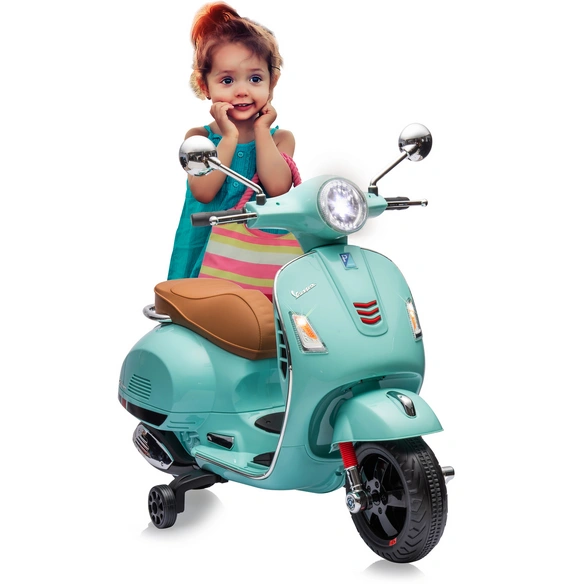 Kinderfahrzeug, Ride-on Vespa GTS 125 mintgrün 12V