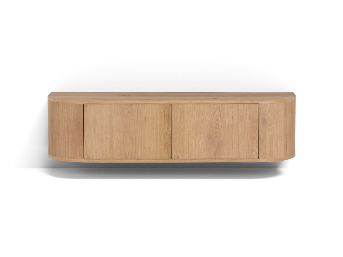 Livingfurn tv-meubel Novero Zwevend - bruin - 35x140x33