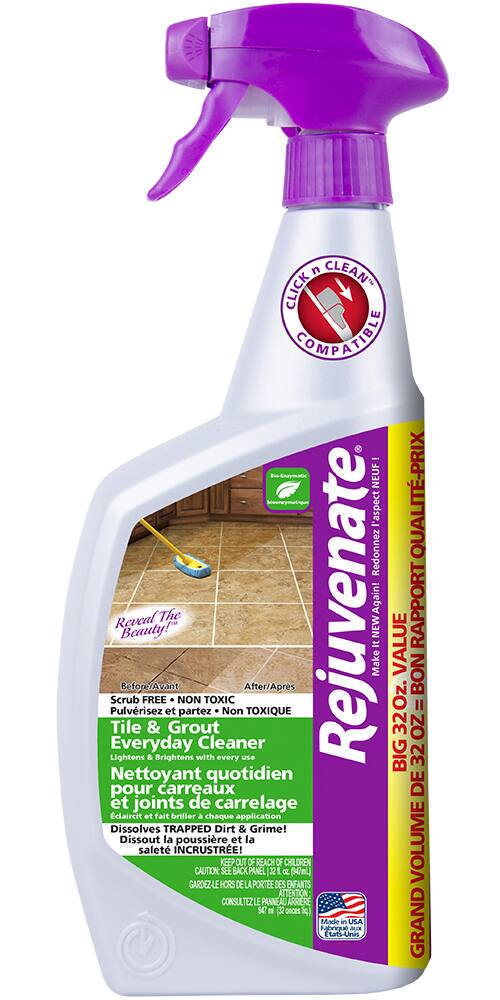 Rejuvenate Tile & Grout Everyday Cleaner, Fragrance Free, 947-mL