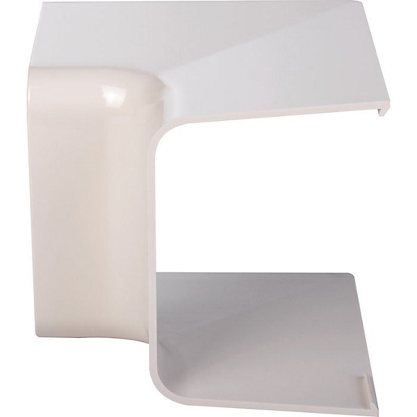 Angle intérieur 90 degrés plastique rigide - blanc crème RAL 9001