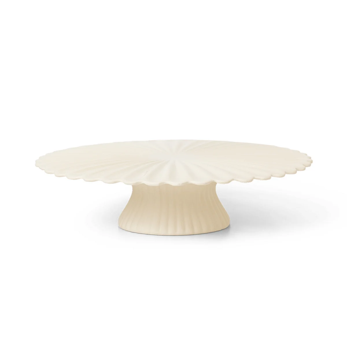 Ferm Living - Fountain Tortenplatte, off-white