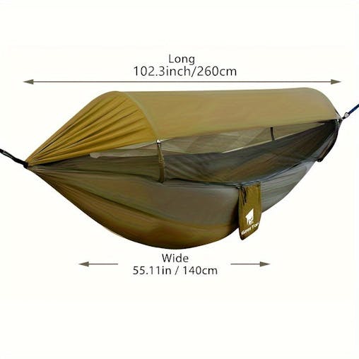 NNETM Double Camping Hammock with Mosquito Net