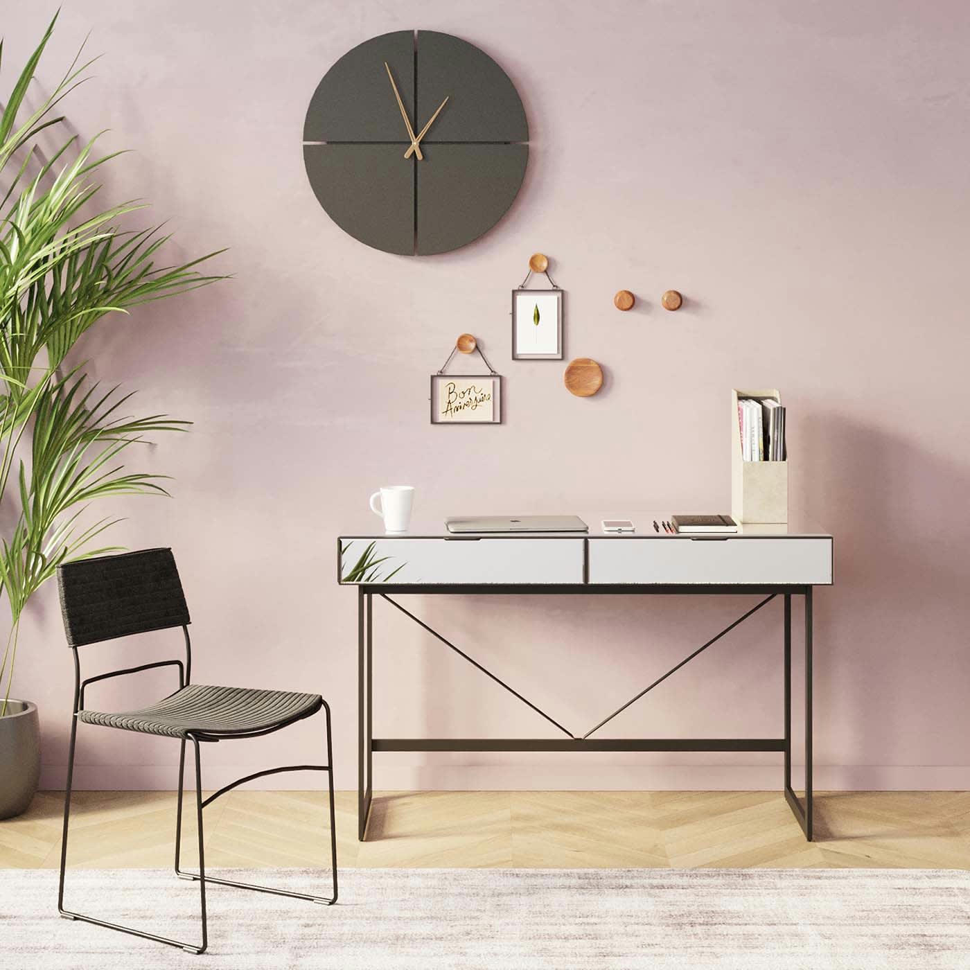 SORAN - Bureau Soran 120x50cm noir Kare Design