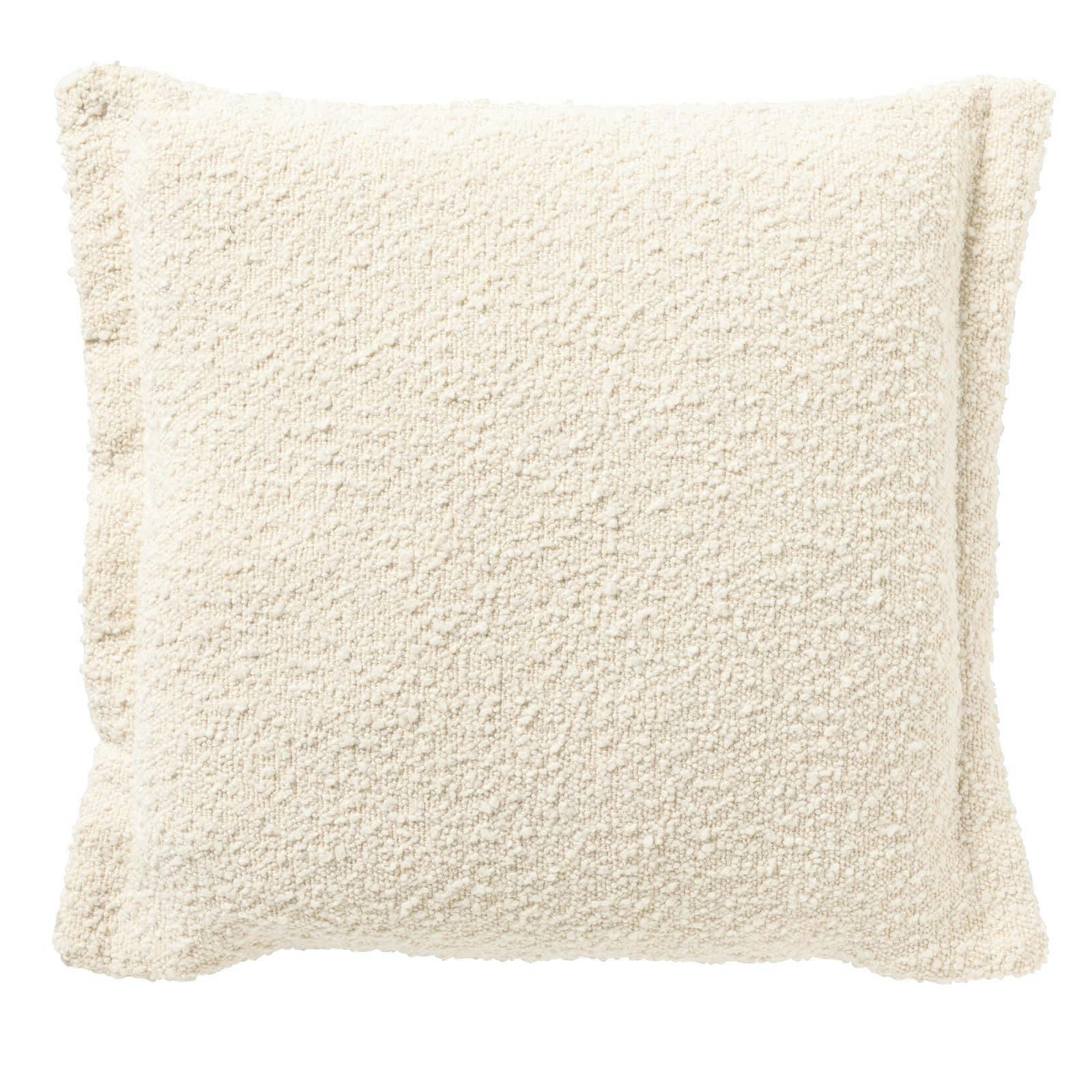 OTIS - Coussin - blanc en acrylique et polyester 45x45 cm uni