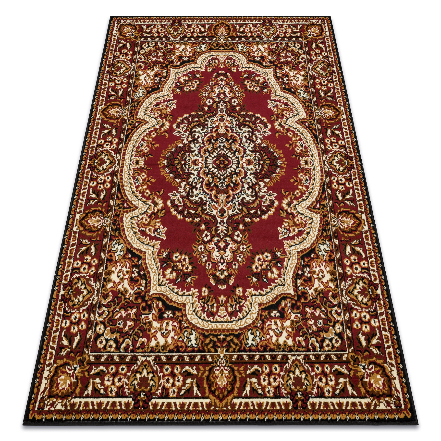 Dywan BCF Morad WIOSNA Ornament, klasyczny - bordo 60x110 cm