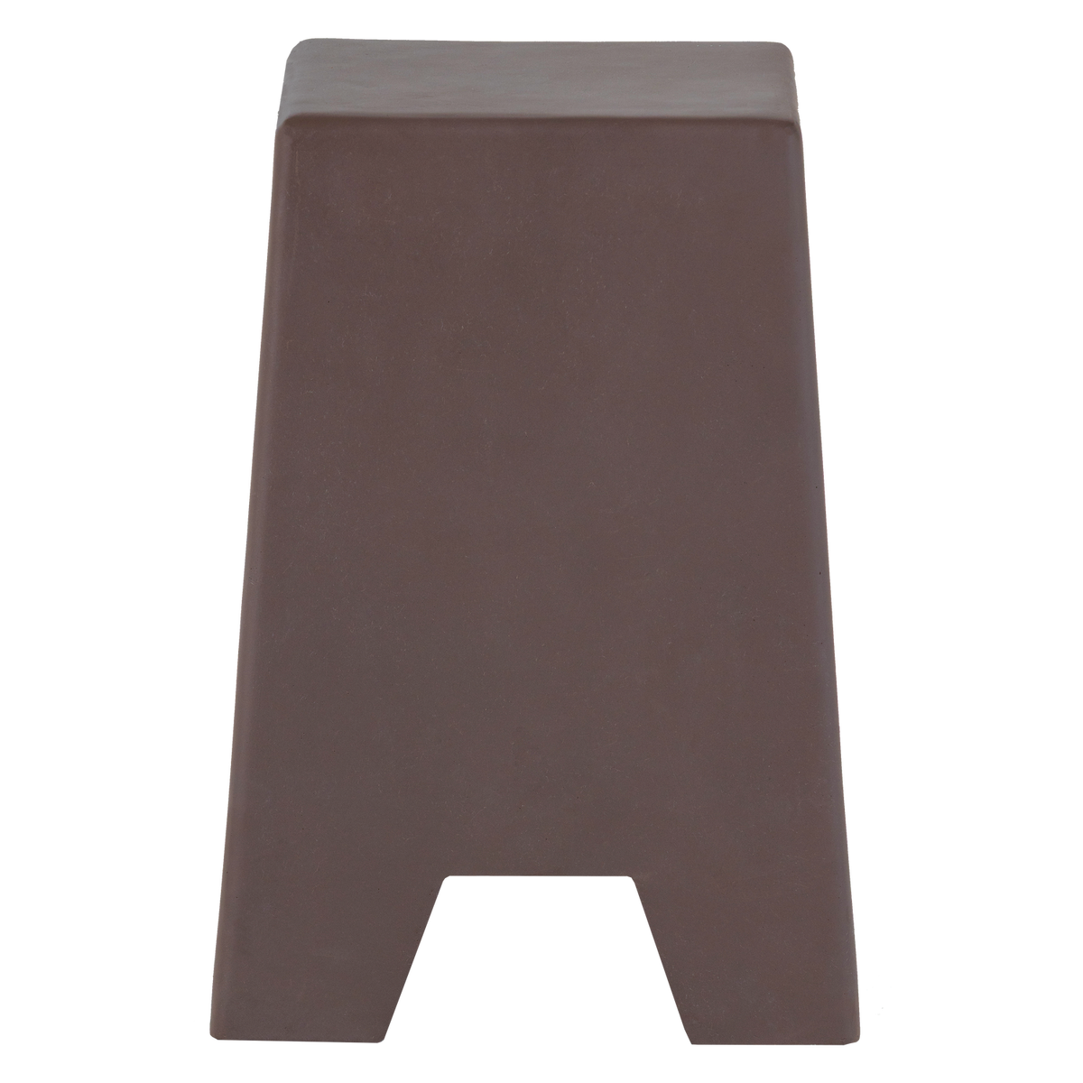 WOOOD bijzettafel hoog Zina - Cement - Bruin - 51x36x36