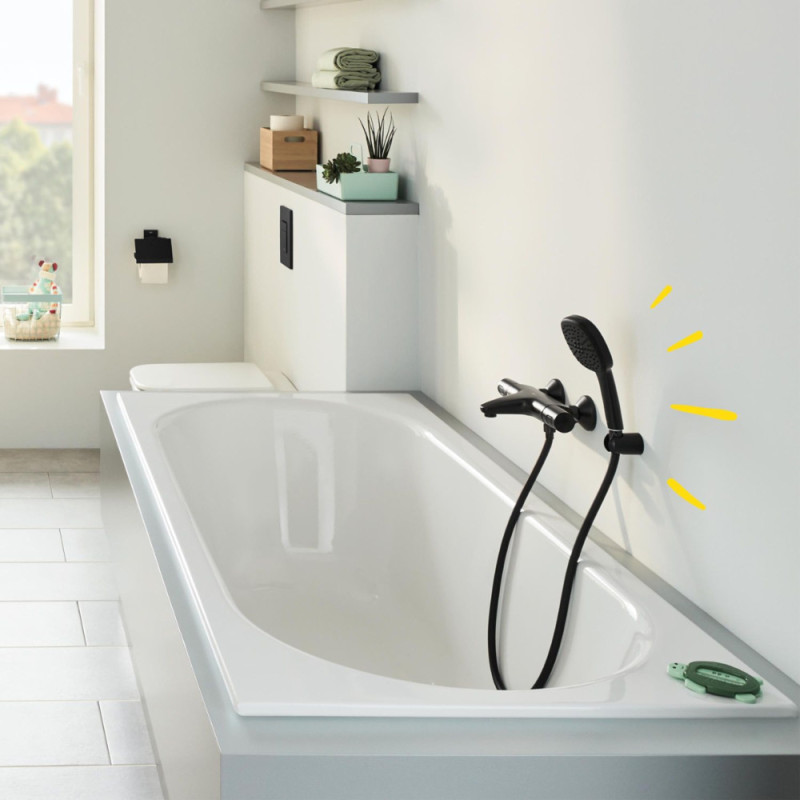 Mitigeur thermostatique bain et douche Precision Trend noir GROHE
