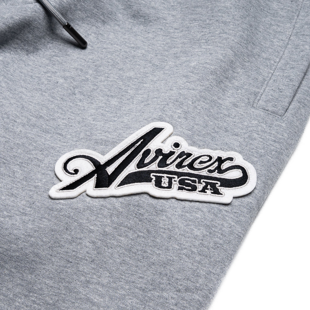 Avirex Script Jogger - Heather Grey