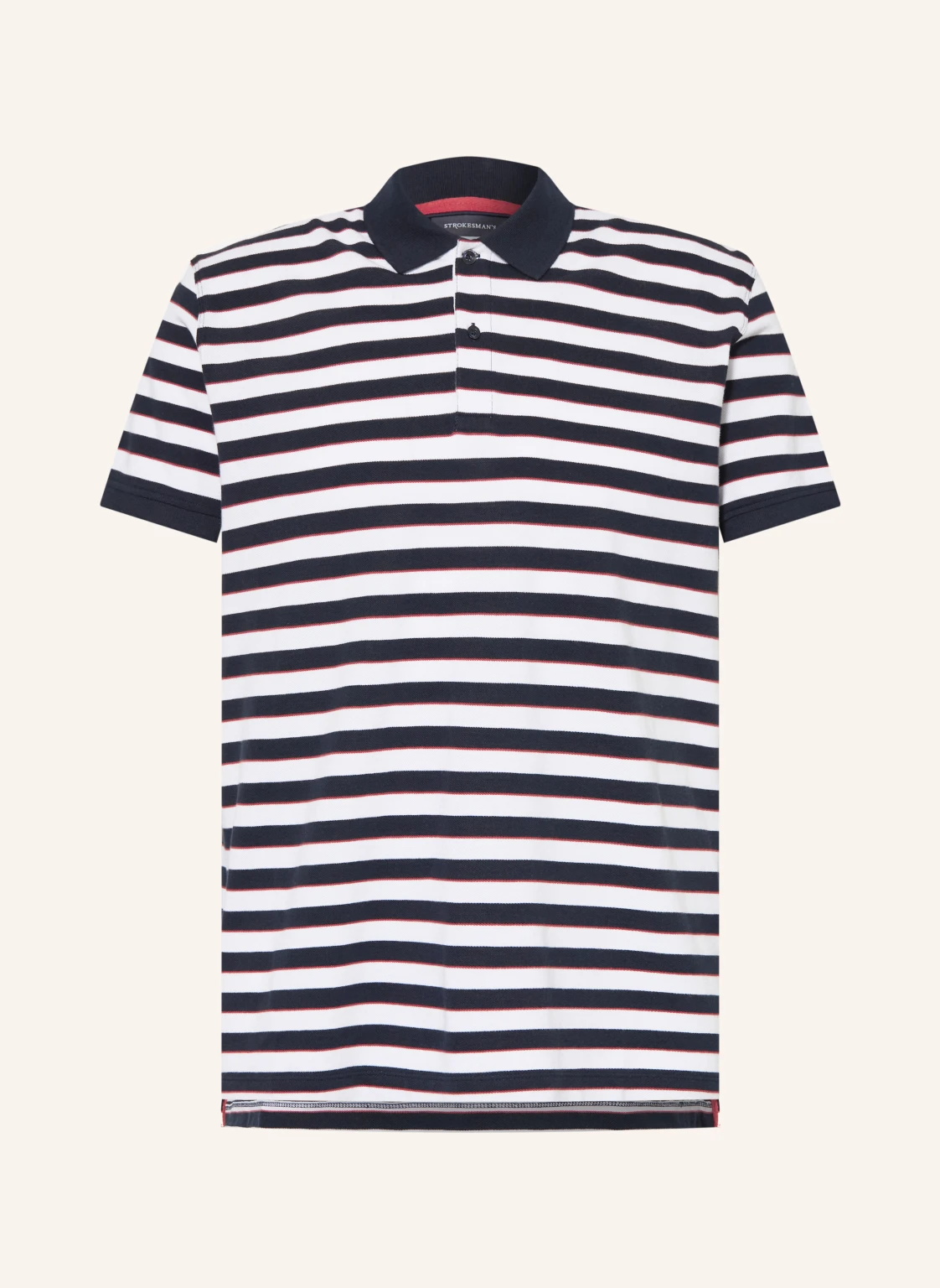 STROKESMAN'S Piqué-Poloshirt