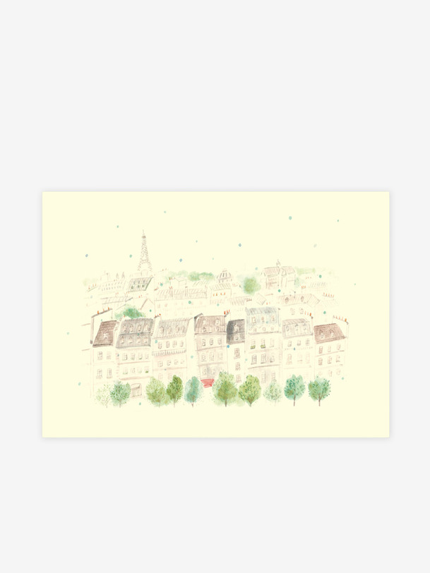Carnet toits de paris - marks europe blanc
