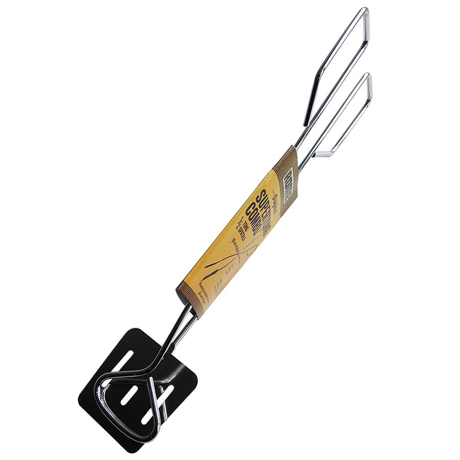 Rome Original Chrome Plated Steel Supertong Combo for Camping, 16-in