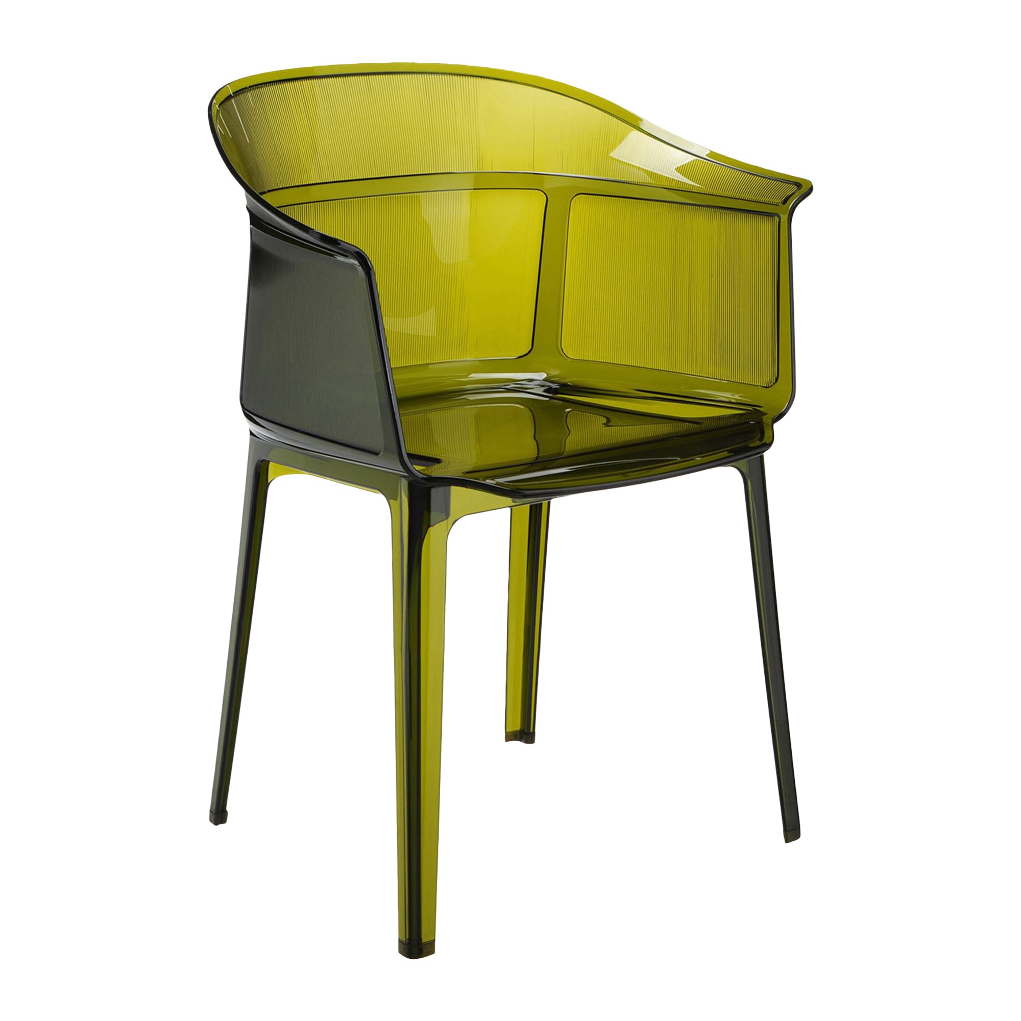 Kartell Papyrus Eetkamerstoel - Olive Green