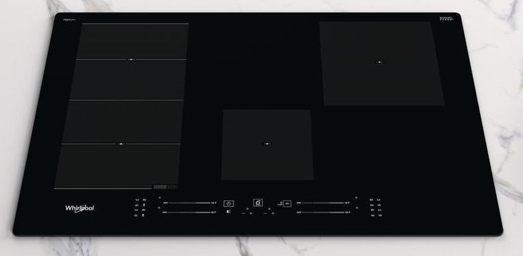 Płyta indukcyjna WHIRLPOOL WFS0377NEIXL na równi z blatem 77 cm
