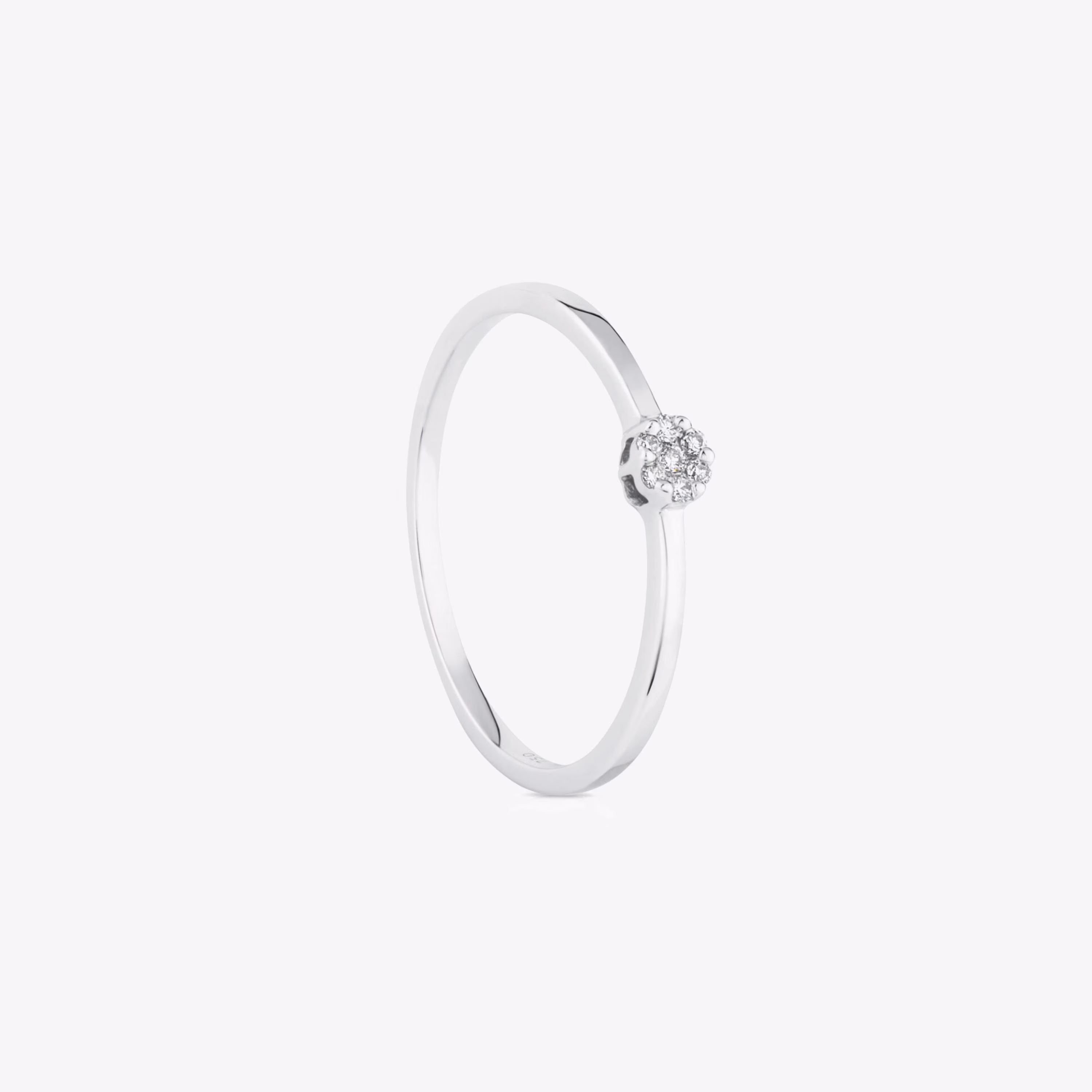 Anillo de oro blanco con diamantes TOUS Diamonds