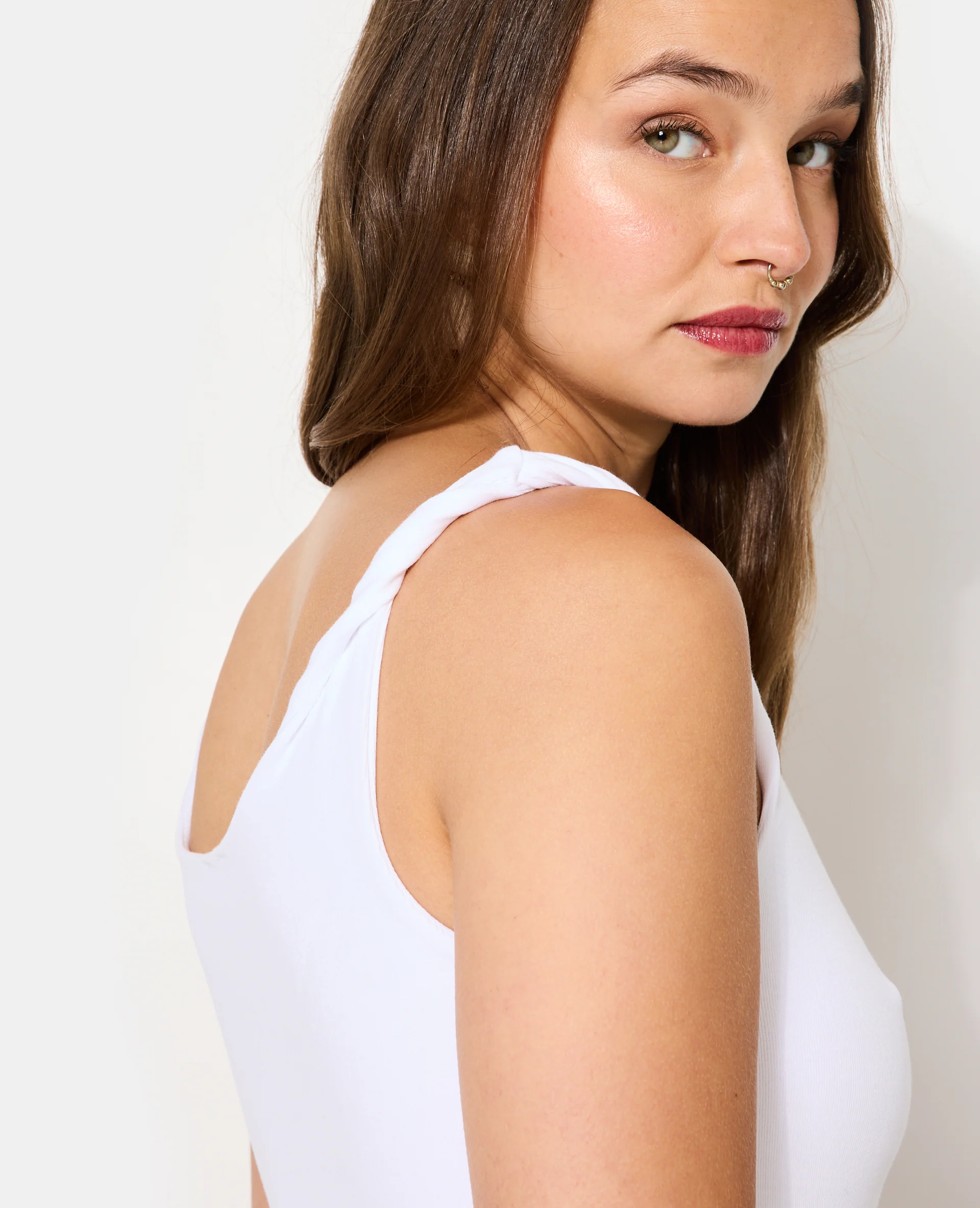 Débardeur avec bretelles twistées