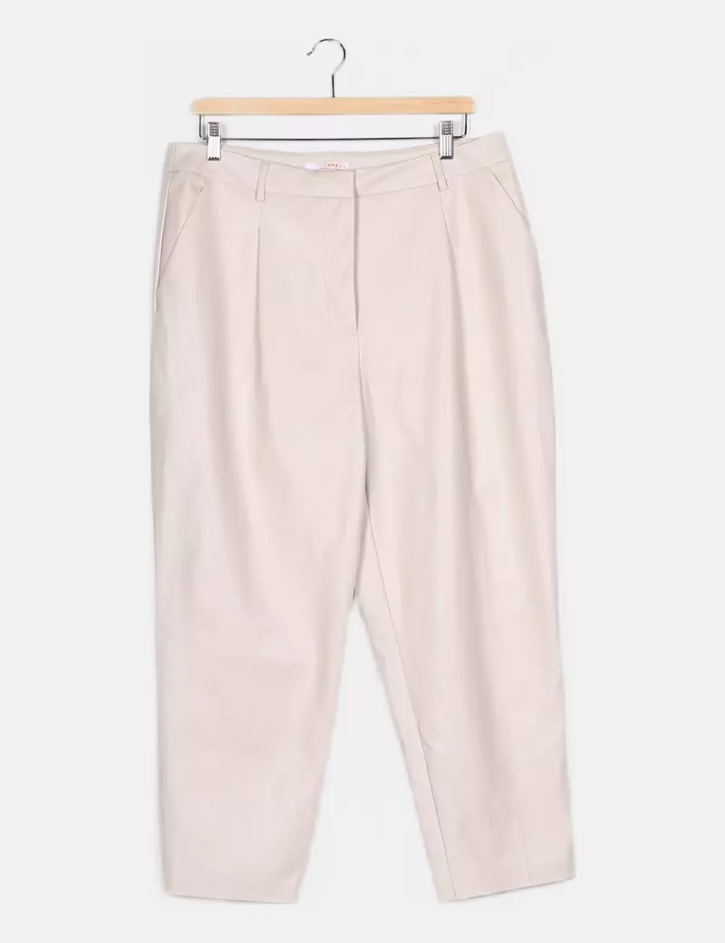 Camaïeu slacks skinny, slim Leatherette