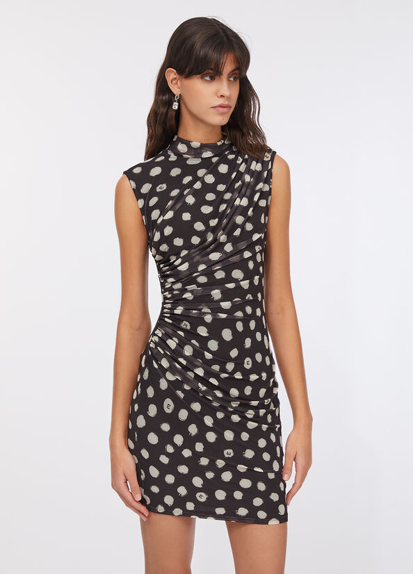 Abito corto a pois