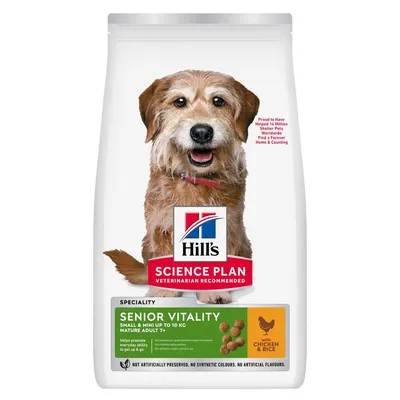 Hill's Science Plan Mature Adult Senior Vitality 7+ Small & Mini with Chicken