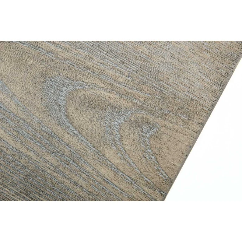 18 Grey Brush Veneer And Stainless Steel Bench