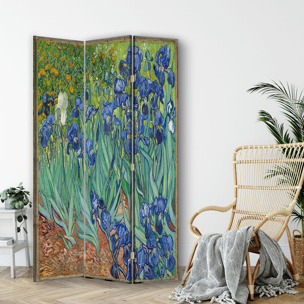 - Paravent - Cloison Iris - Vincent Van Gogh cm 110x150 (3 volets)