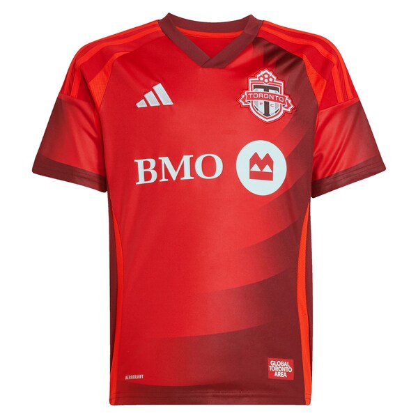 Richie Laryea Toronto FC adidas Youth 2025 Club Kit Replica Player Jersey - Red