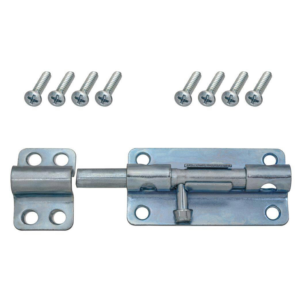 Heavy Duty Barrel Bolt, Zinc-Plated