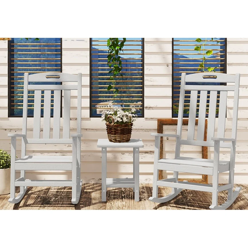 Polydun Outdoor Plastic Rocking Chair
