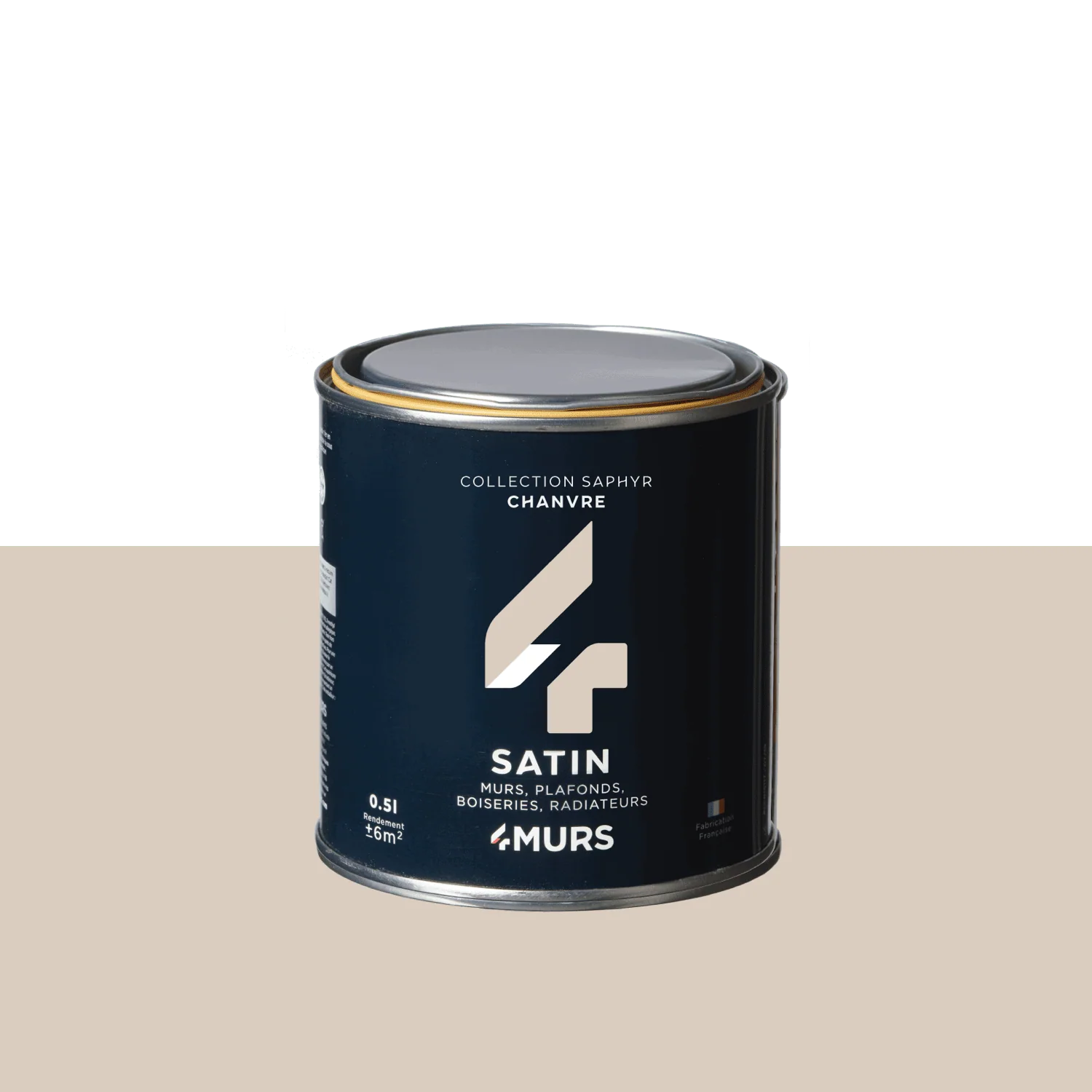 Saphyr Peinture Finition Peinture chanvre Satiné 0,5 L