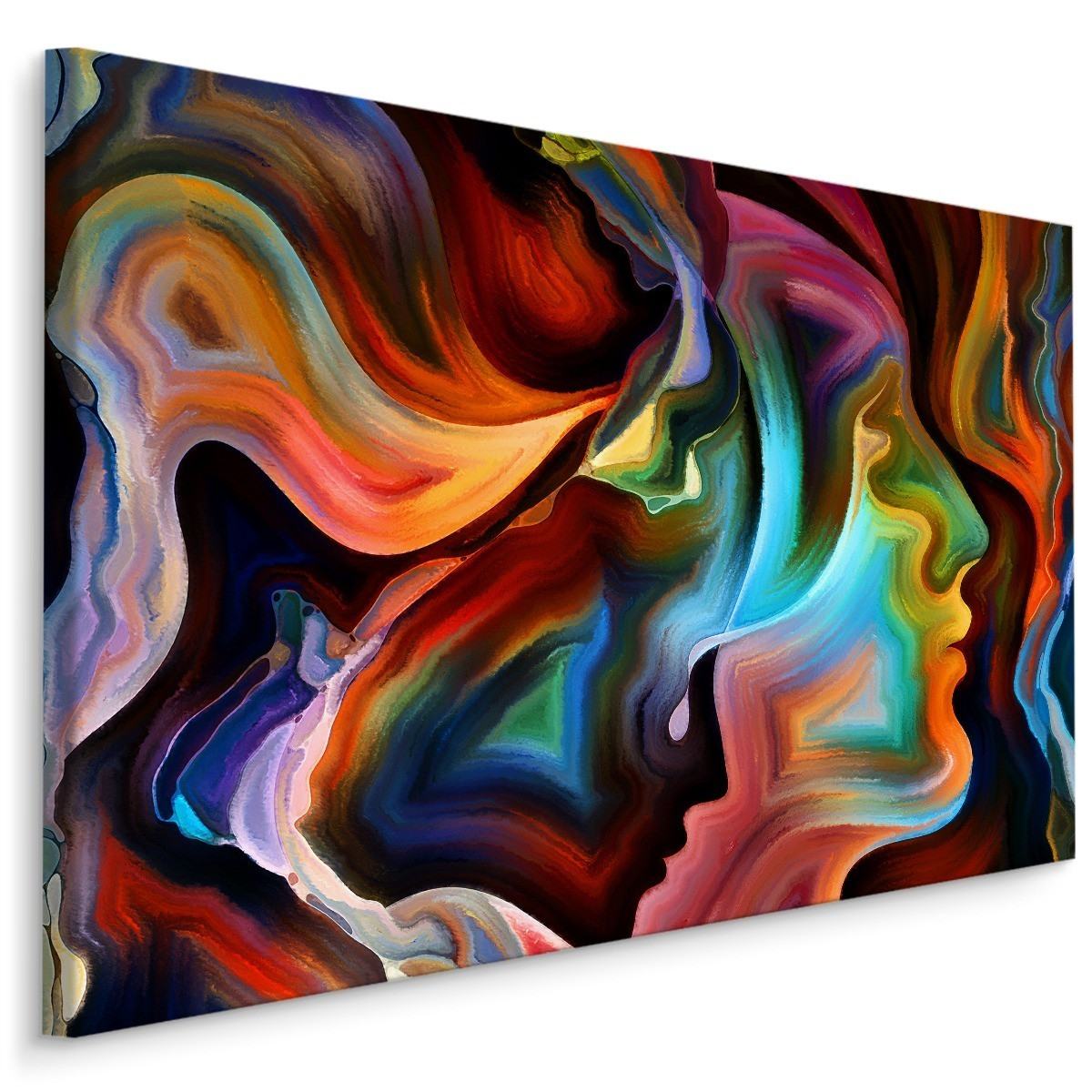 Obraz Na Płótnie Abstrakcyjne Twarze 30x20cm