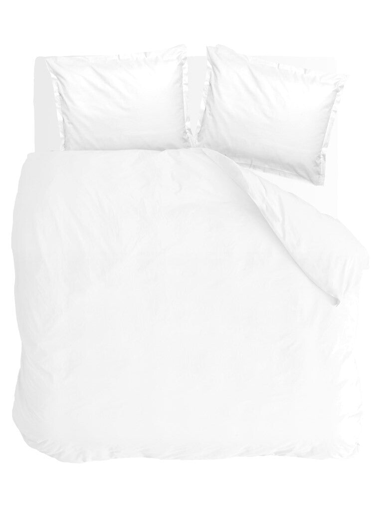 Walra - Dekbedovertrek Vintage Satin - 240x220 cm - Wit