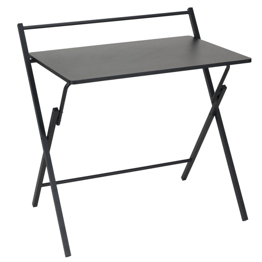 Bureau pliable en bois Pop noir 83x54xH84,5cm
