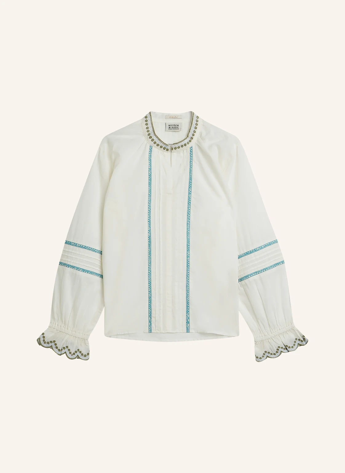 SCOTCH & SODA Blusenshirt mit Rüschen