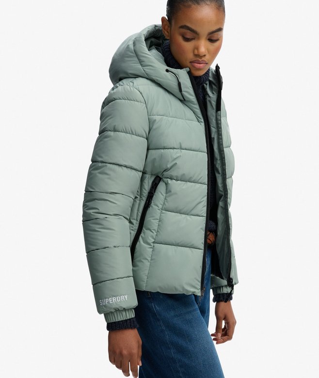 Hooded Spirit Sports Puffer Jacket