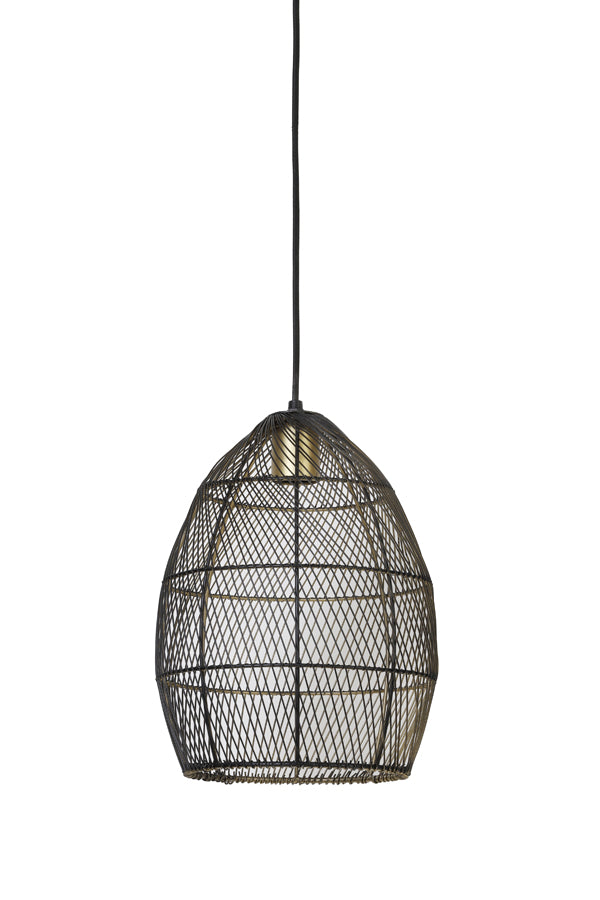Light & Living hanglamp MEYA - Ø23x31cm - zwart