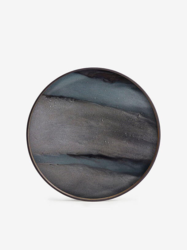 Plateau en verre - ethnicraft multicolore