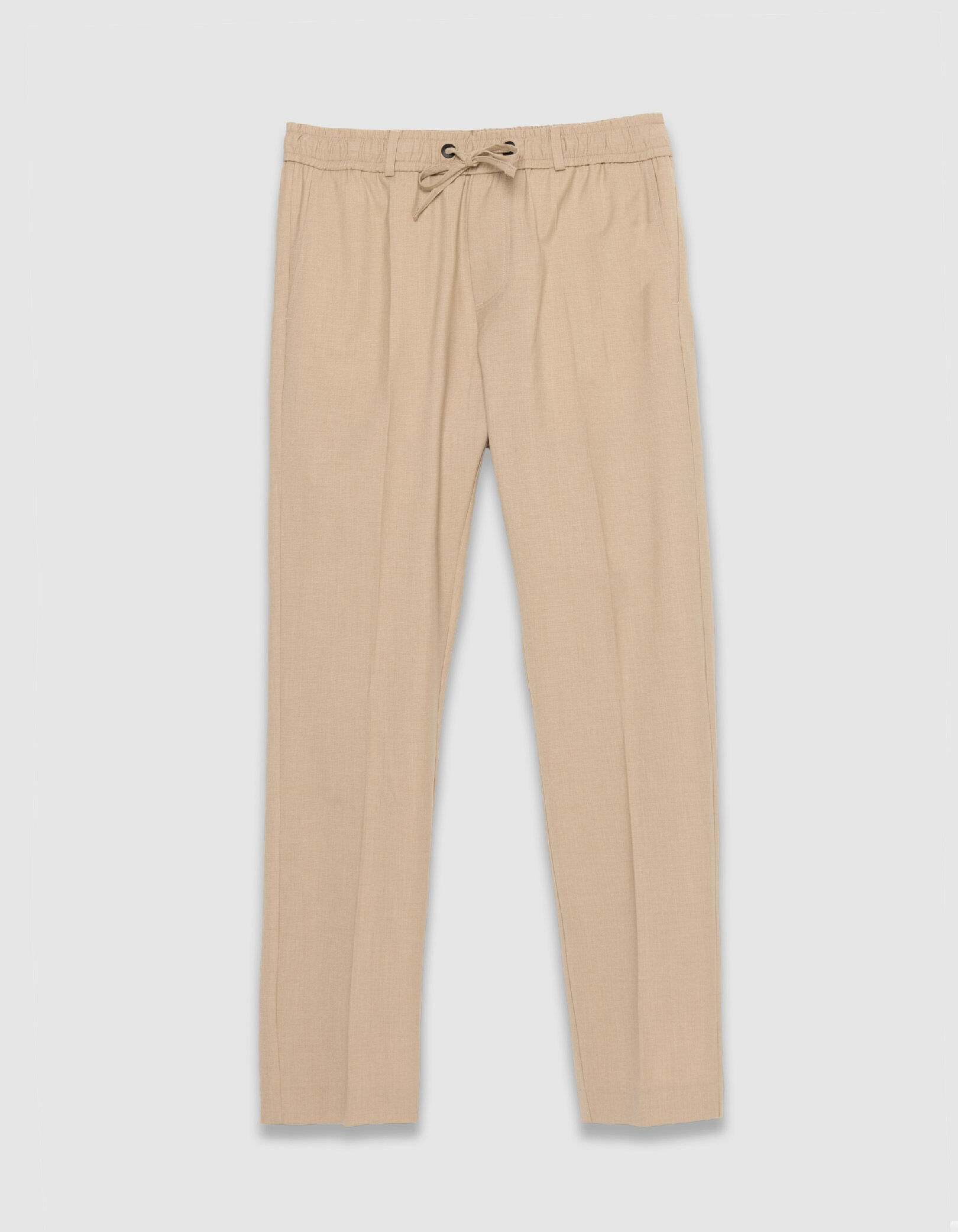 Jogpant de costume beige foncé Homme
