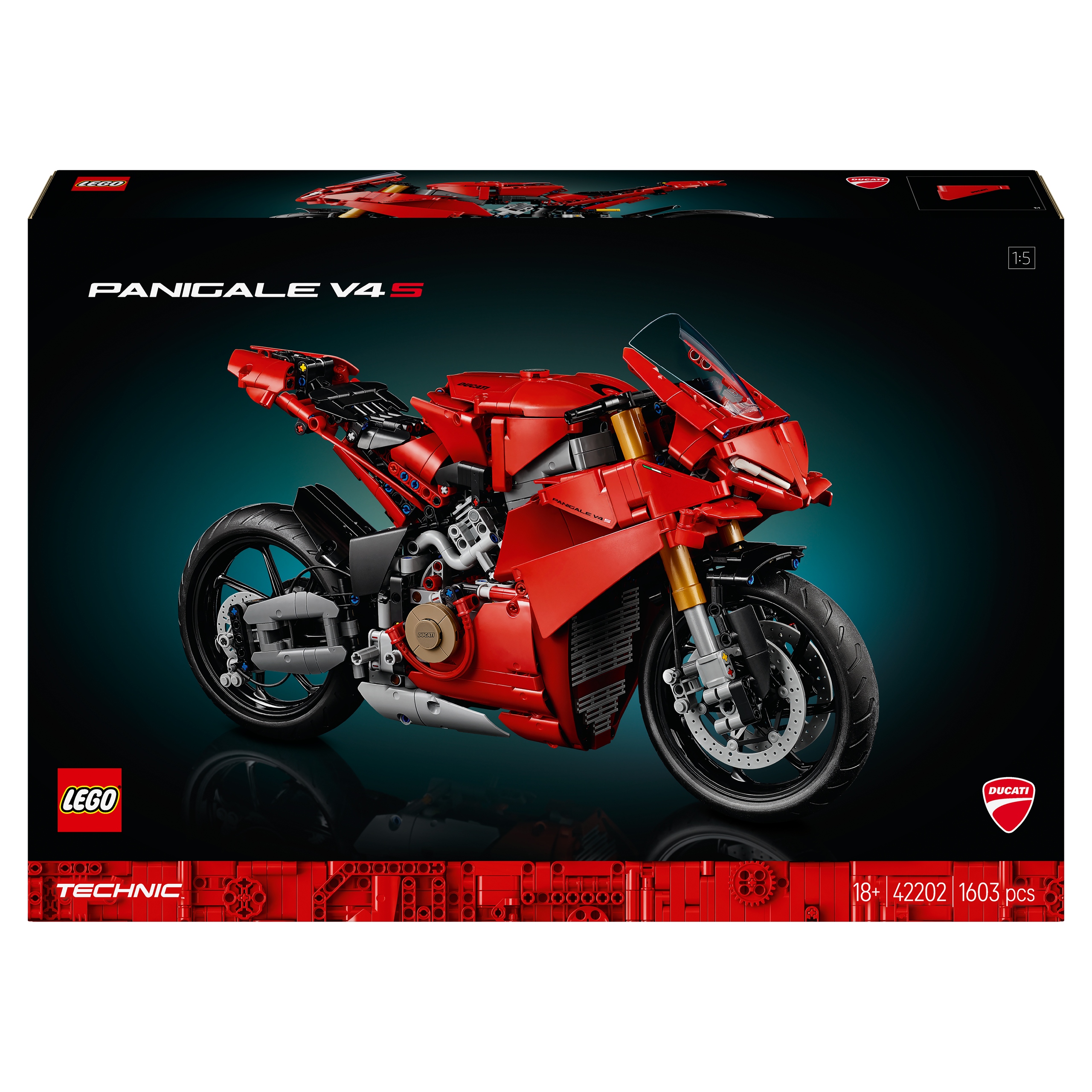 LEGO Technic 42202 Motocykl Ducati Panigale V4 S
