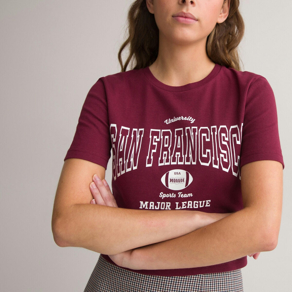 Lot de 2 T-shirts cropped esprit campus