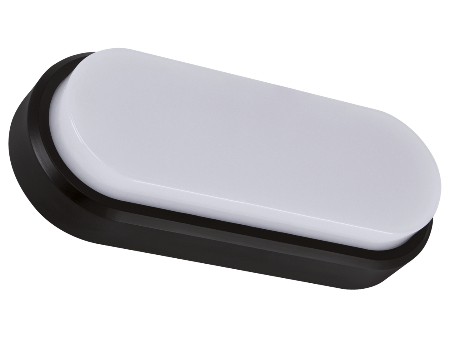 Lampa sufitowa zewnętrzna Aron LED z tworzywa czarnego czarna