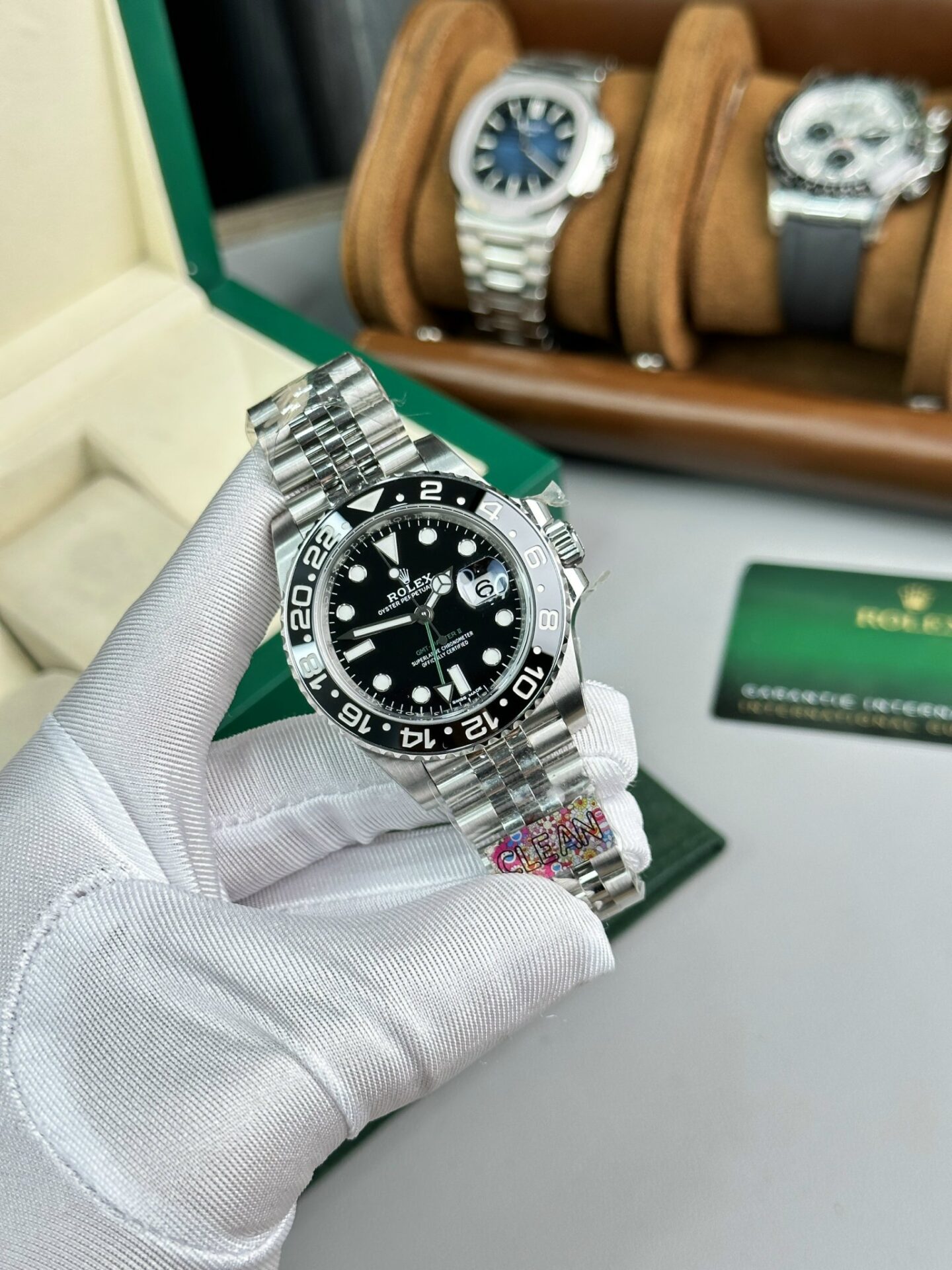Rolex GMT-Master II 116710LN 904L Steel Black Dial 40mm Jub Super Clone