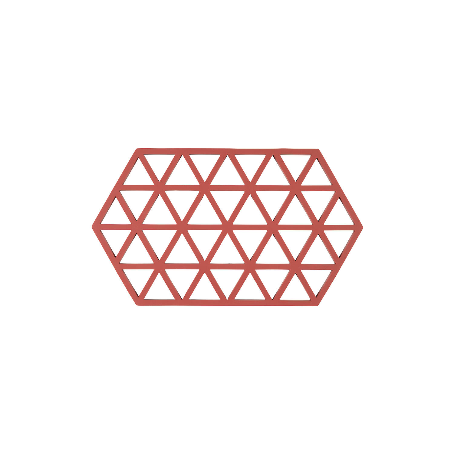 Triangles bordsk&aring;ner, burned red