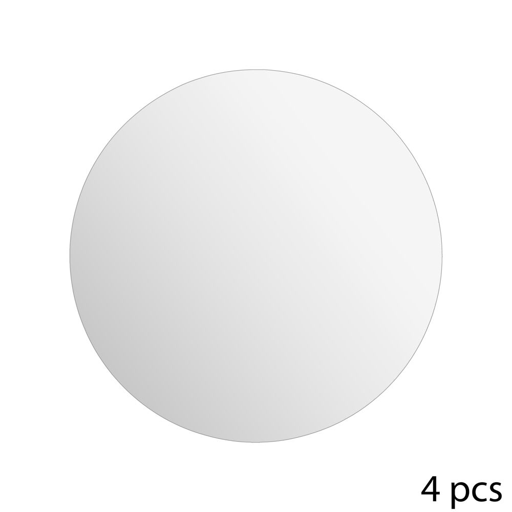 Conjunto de 4 espelhos adesivos redondos