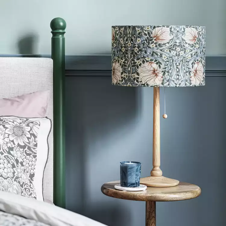 Habitat x Morris & Co. Wooden Table Lamp Base Only - Ash