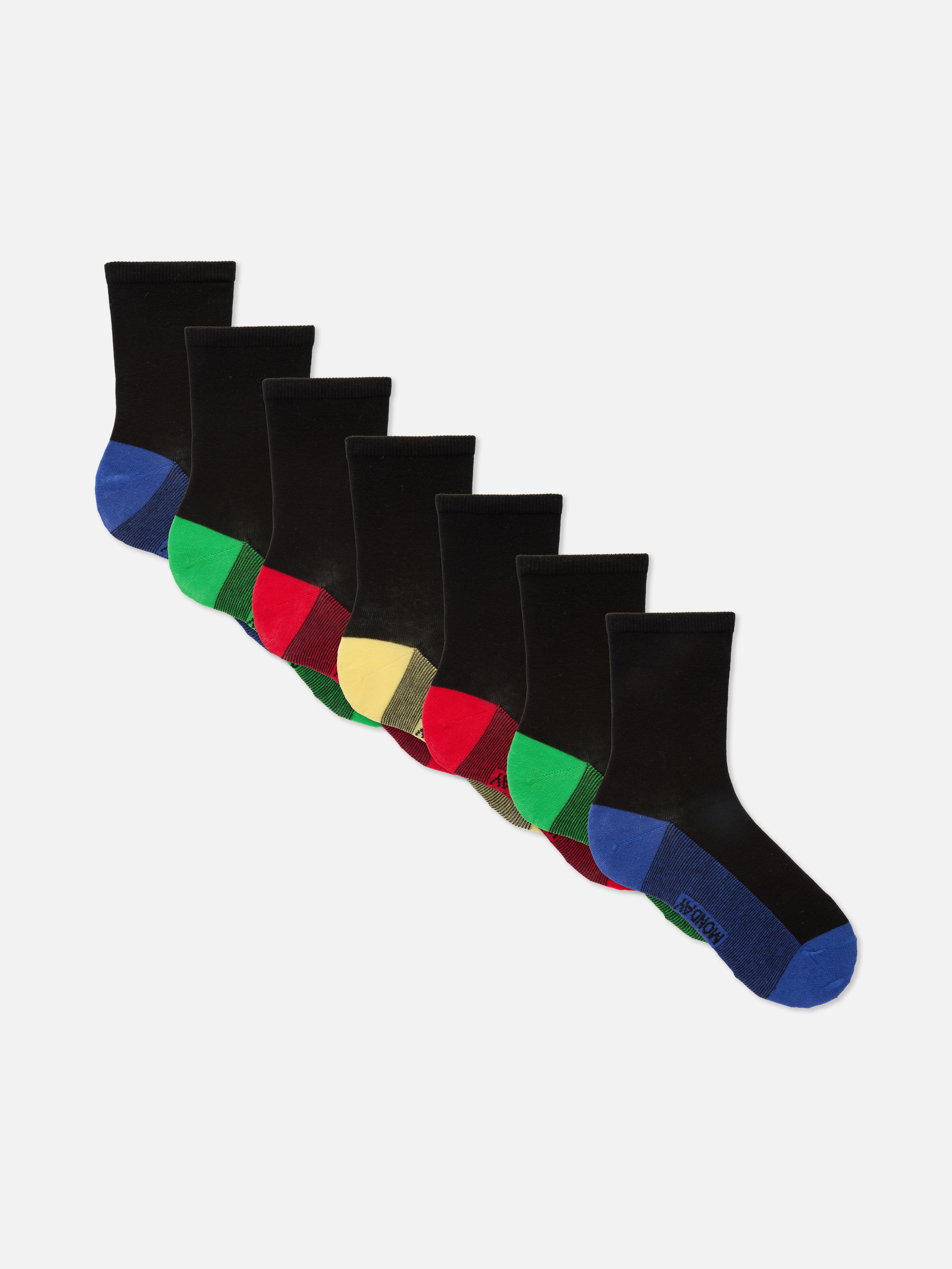 7-Pack Days of the Week Ankle Socks