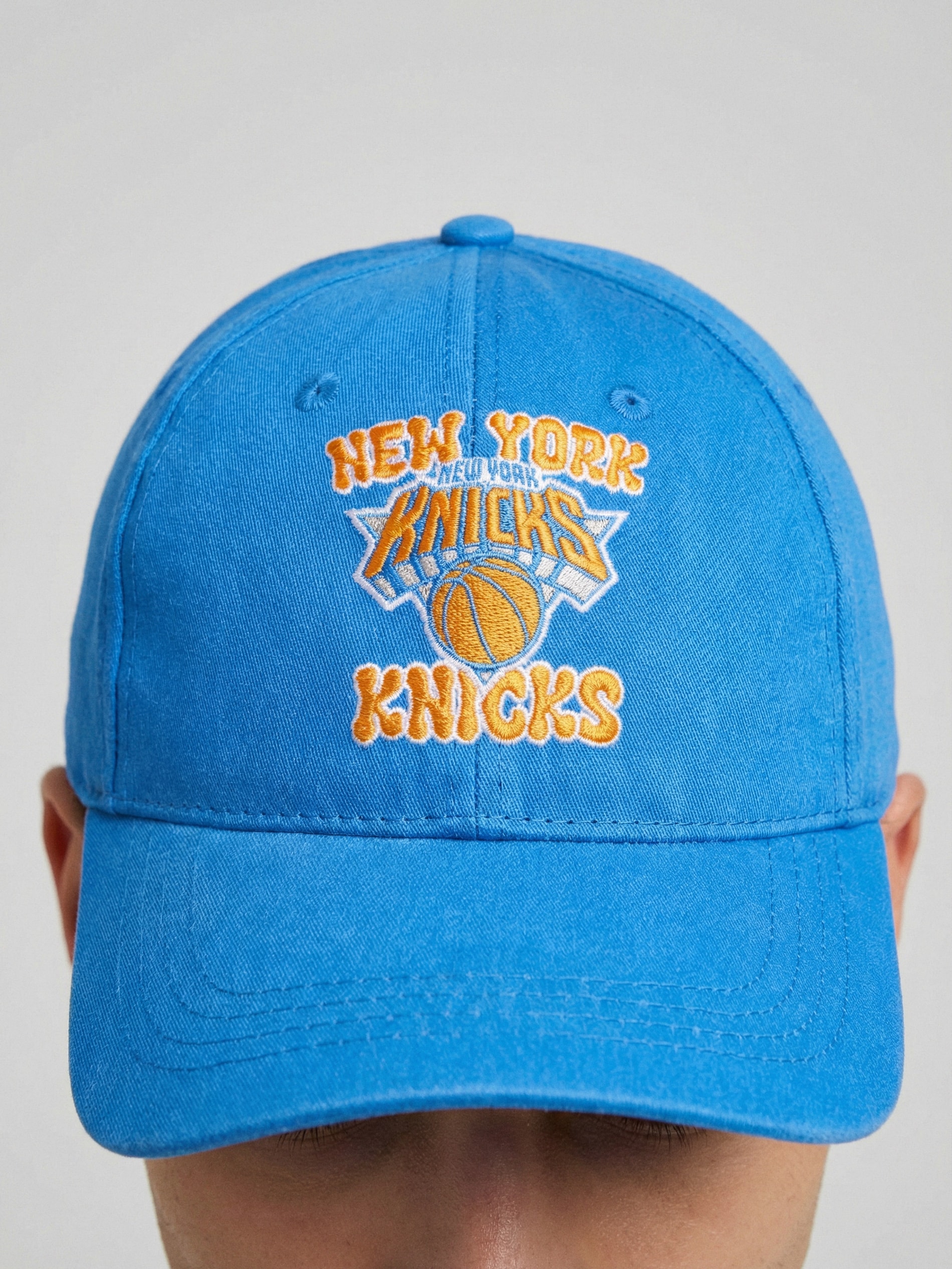 Czapka z daszkiem z haftem New York Knicks NBA
