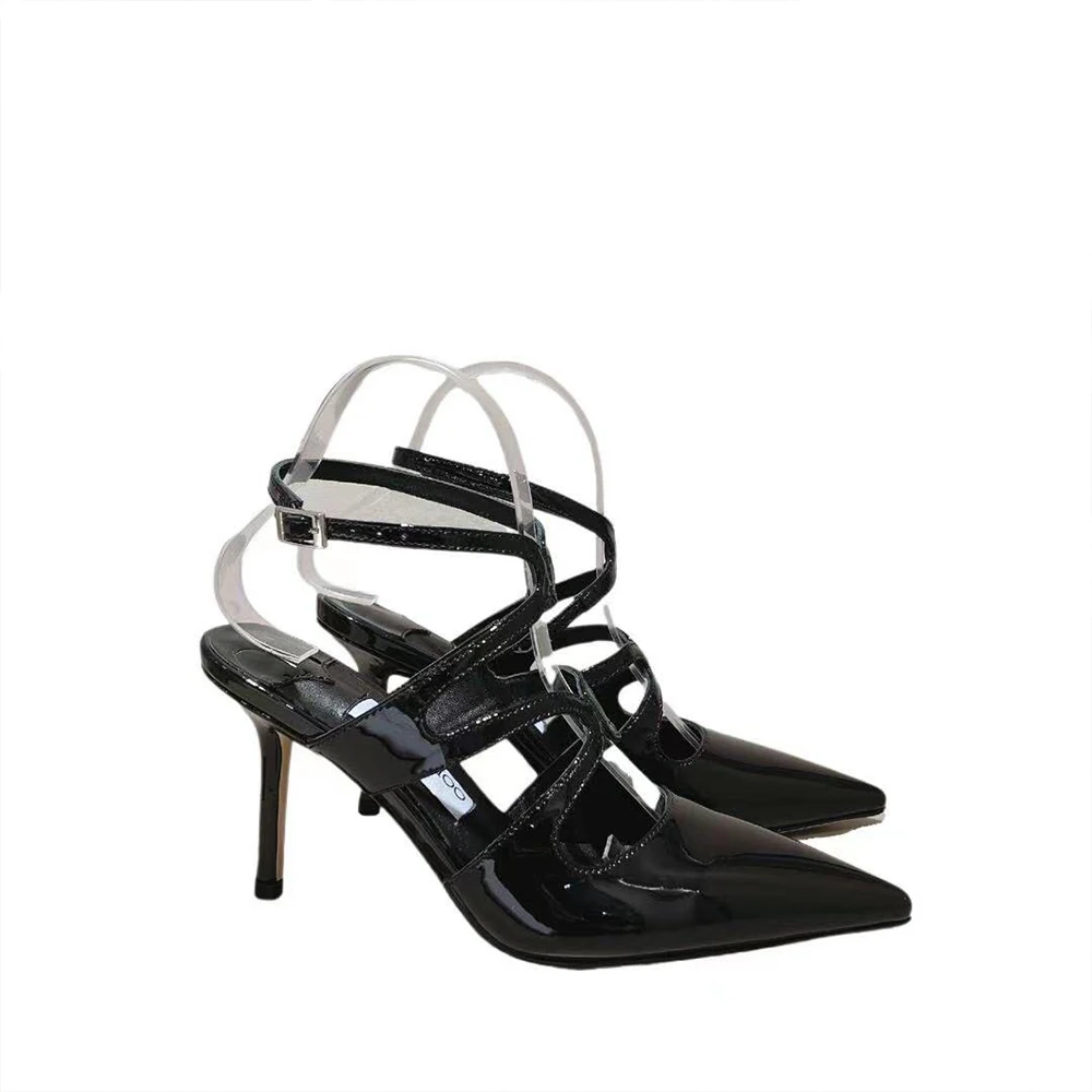 Jimmy Choo Patent Leather Azia  Heels