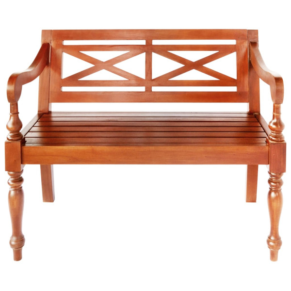 Ławka ogrodowa Brąz 98 cm Drewno vidaXL