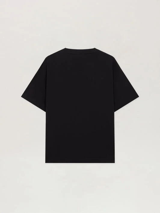 Spray Neck Logo T-Shirt
