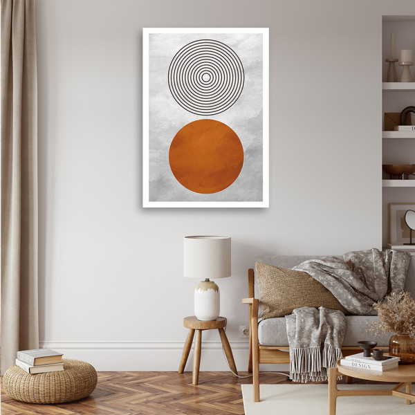 Feeby Obraz na płótnie, Geometryczne kształty boho 40x60